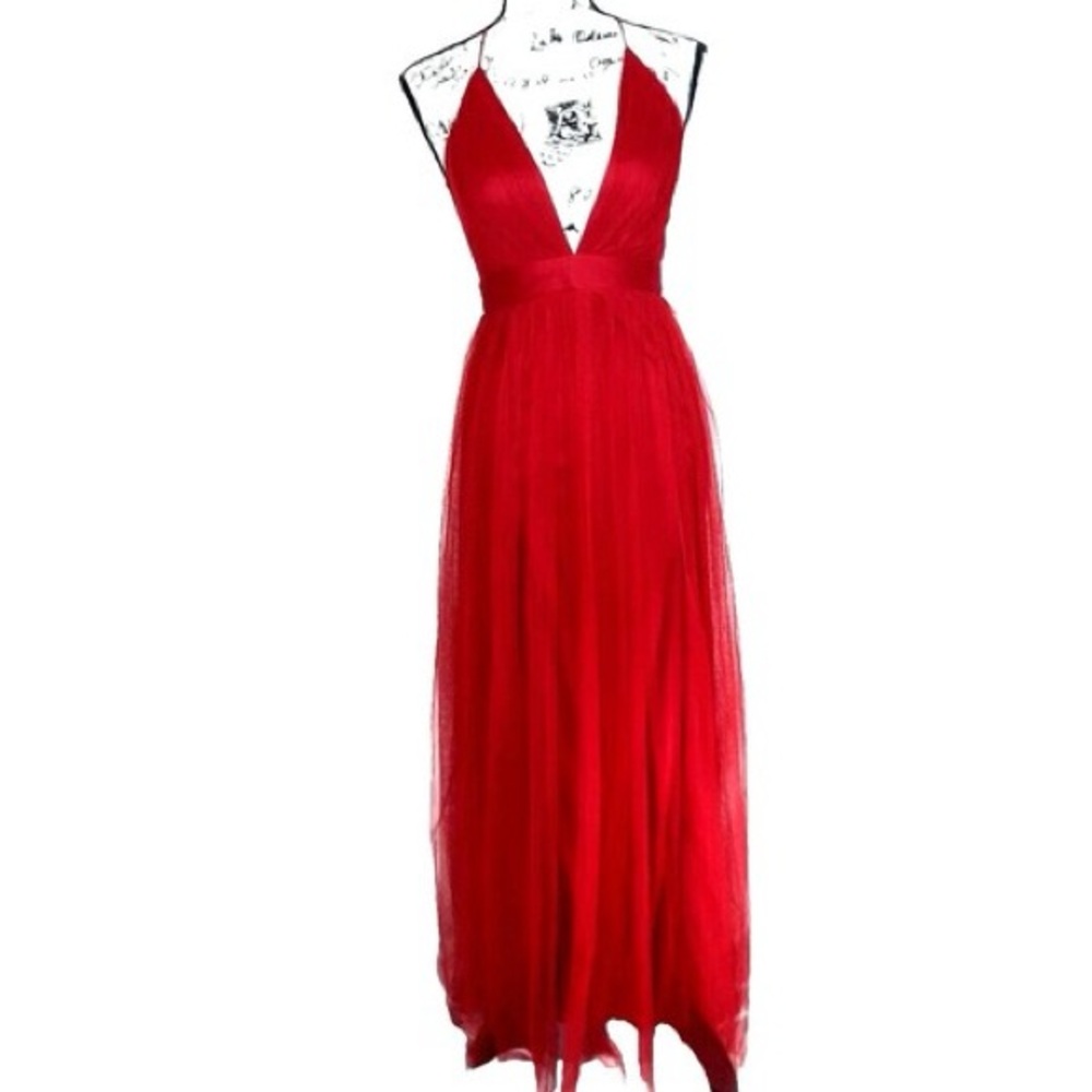 Windsor Red Backless Dress